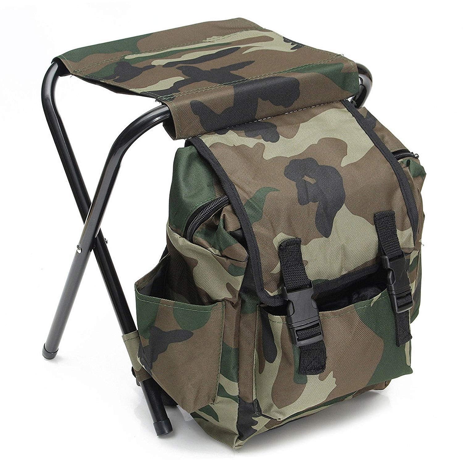 Camouflage Backpack Floding Stool