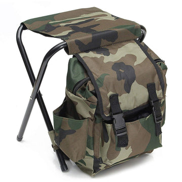 Camouflage Backpack Floding Stool